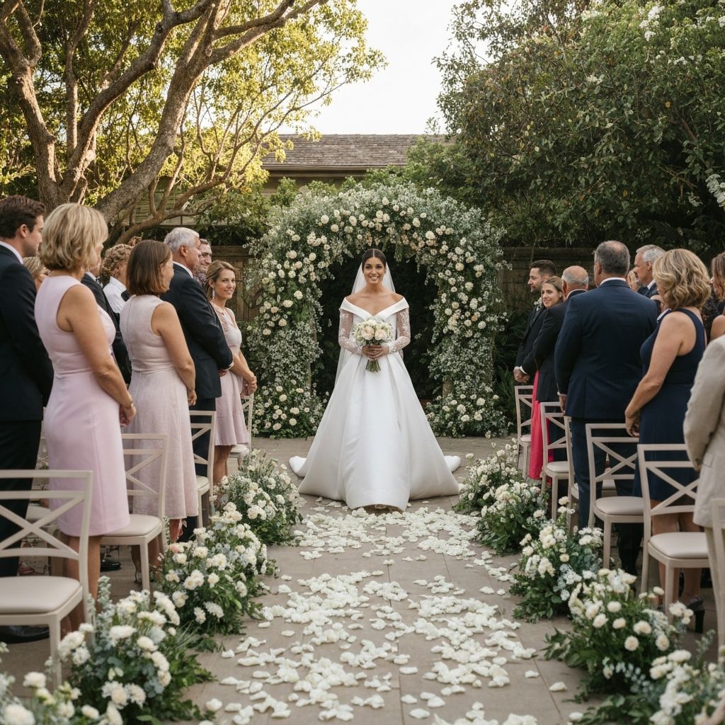 Cerimónia ao ar livre